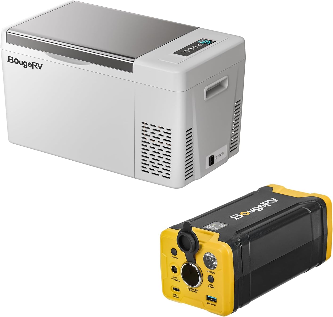 BougeRV Power Station & Car Fridge Combo