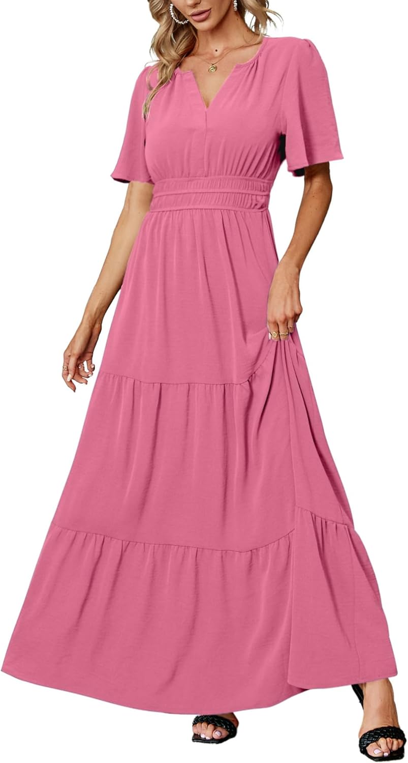 Amegoya Women's Summer Boho Maxi Dresses for Every Occasion