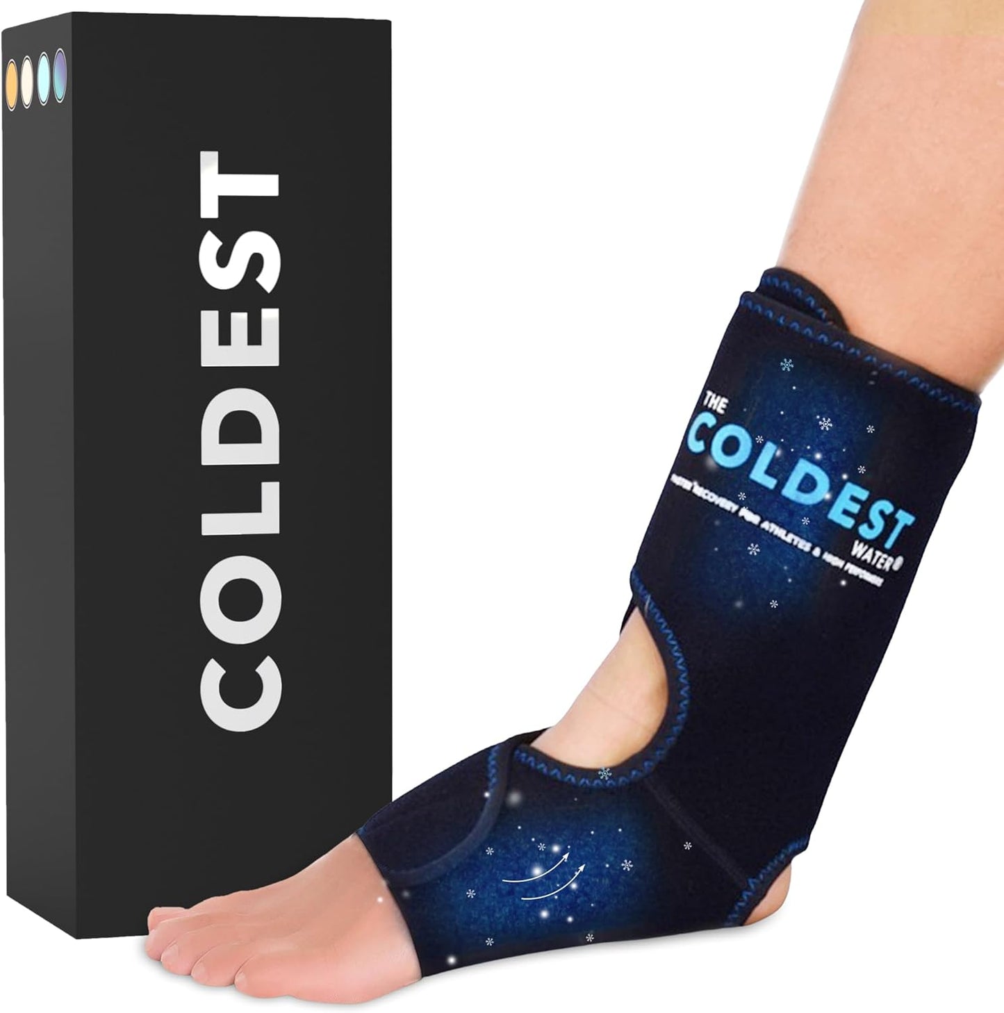 Coldest Foot Ankle Ice Wrap for Pain Relief and Recovery