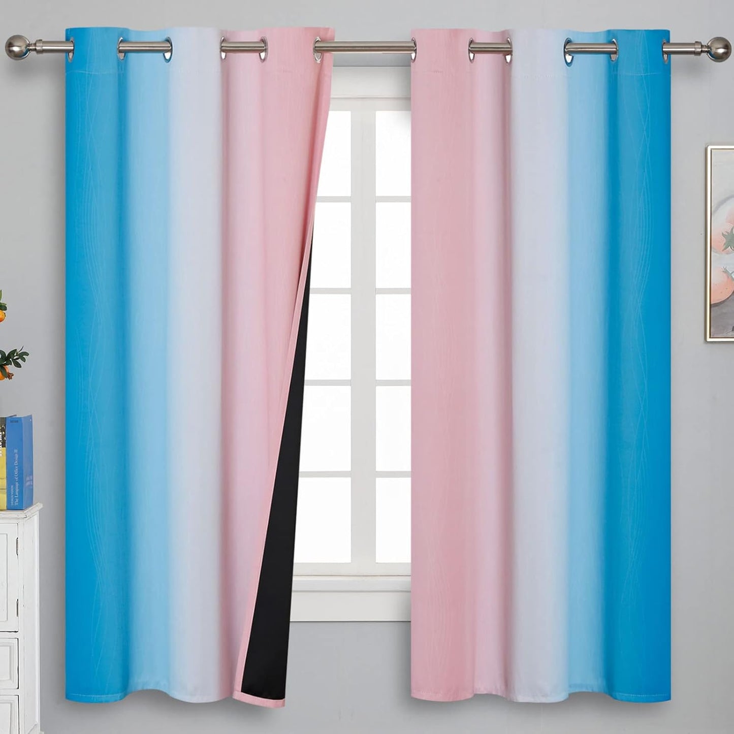 Ombre Total Blackout Curtains for Bedroom by Estelar Textiler