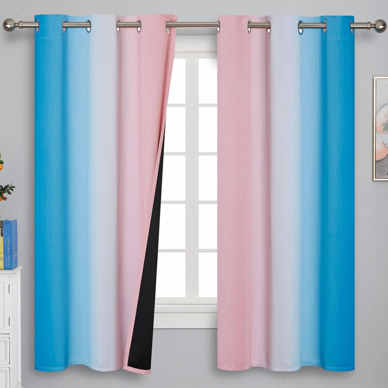 Ombre Total Blackout Curtains for Bedroom by Estelar Textiler