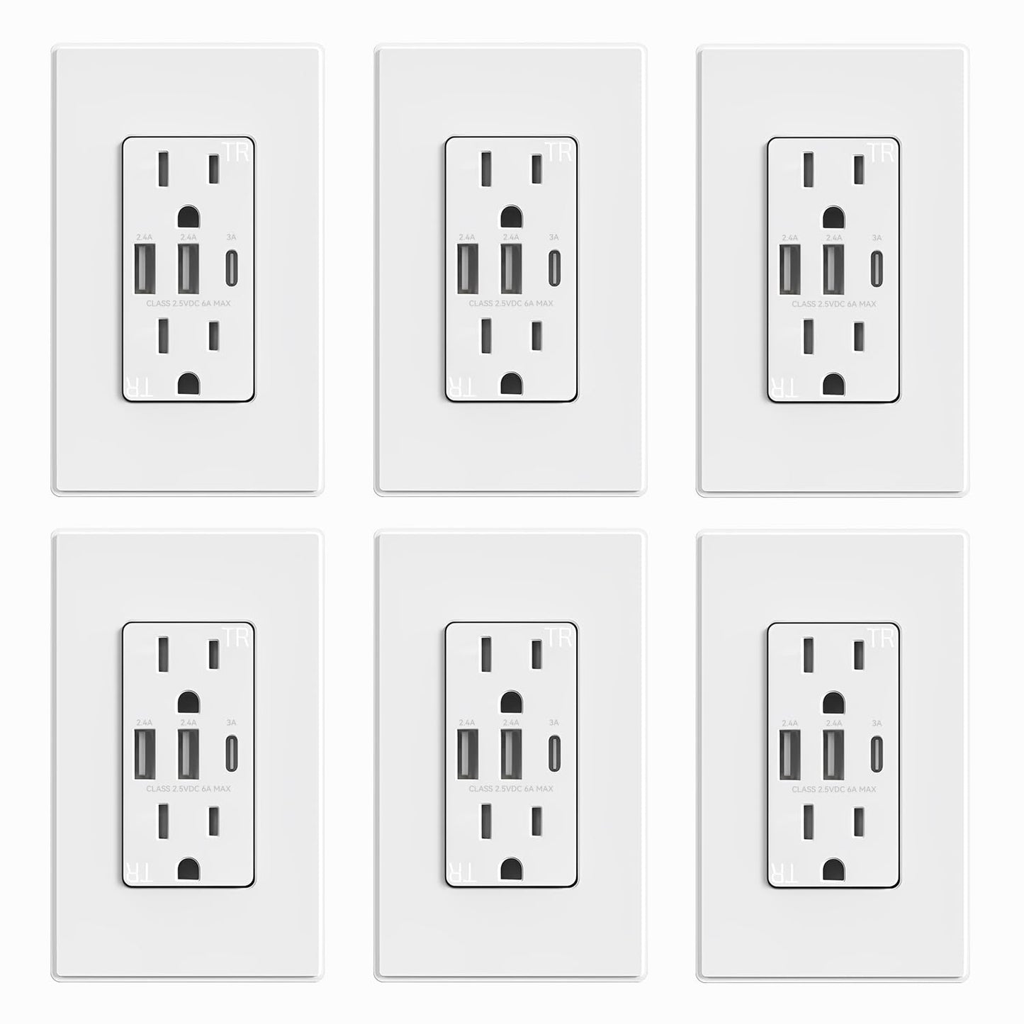 ELEGRP USB Outlets Receptacles: Efficient Charging Solution