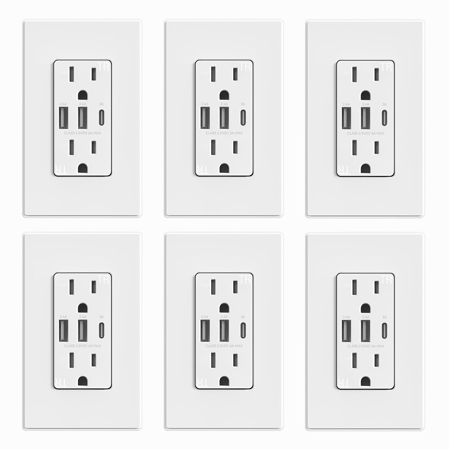 ELEGRP USB Outlets Receptacles: Efficient Charging Solution