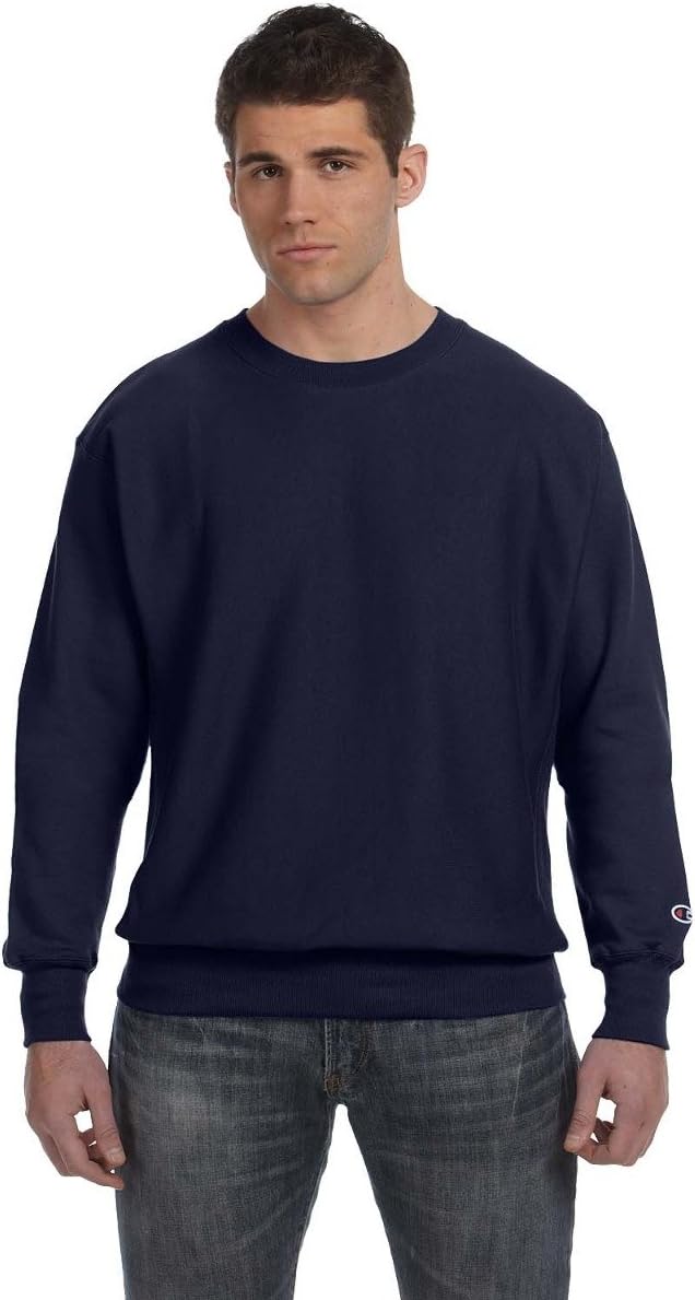Champion Navy Reverse Weave Sweatshirt
