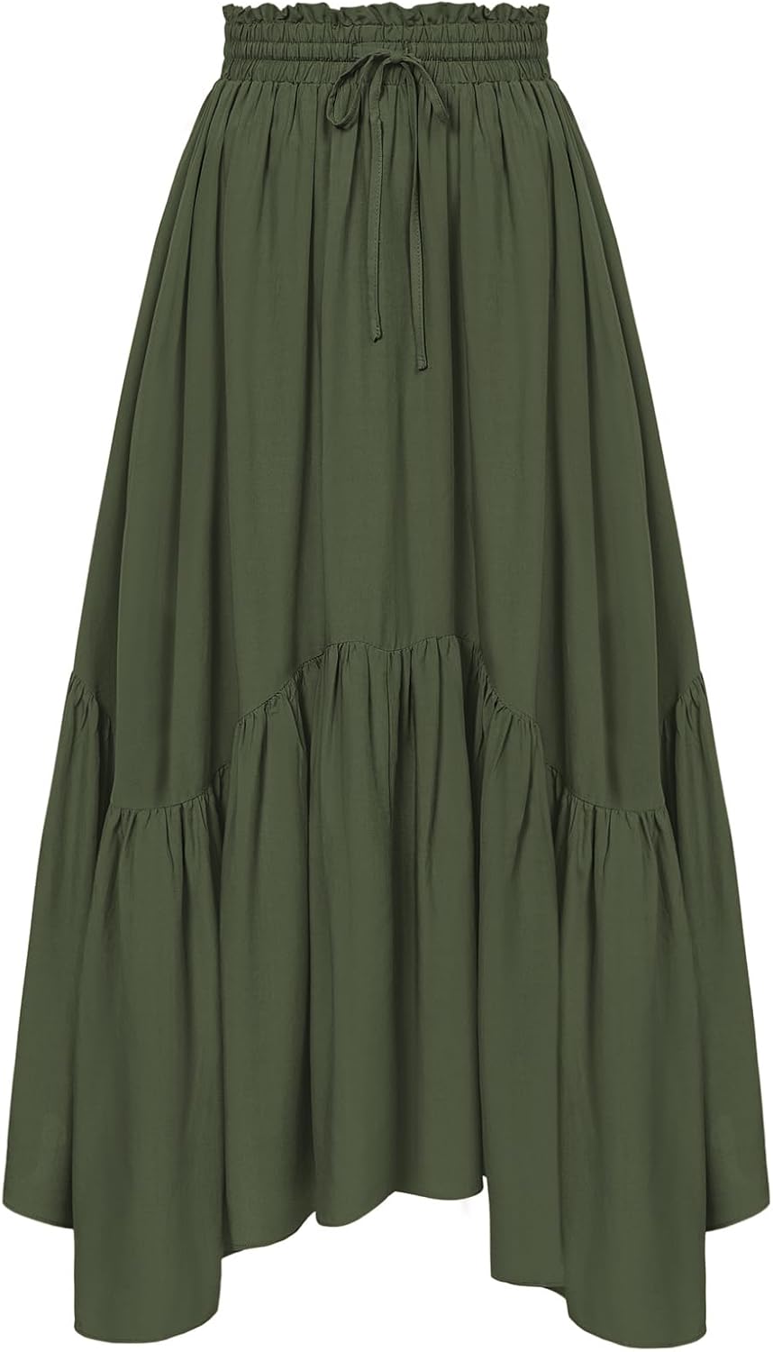 Scarlet Darkness Maxi Skirts for Women High Waist Renaissance
