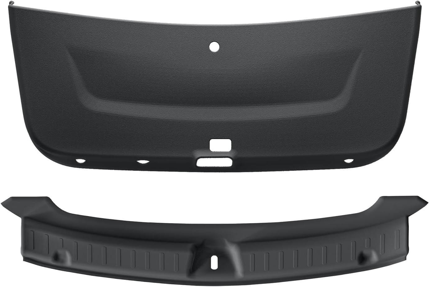 LUCKEASY Trunk Tailgate Mat & Rear Bumper Guard for Tesla Y