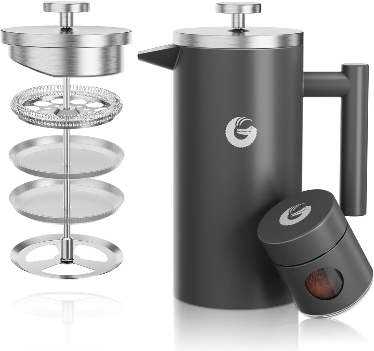 Coffee Gator Stainless Steel French Press for Flavorful Brews