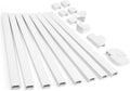 126in Cord Hider Kit for Wall Mounted TV - Paintable Cable Raceway