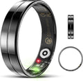 Ultra-Thin Smart Ring for Women Black 9 - Sleep & Fitness Tracker