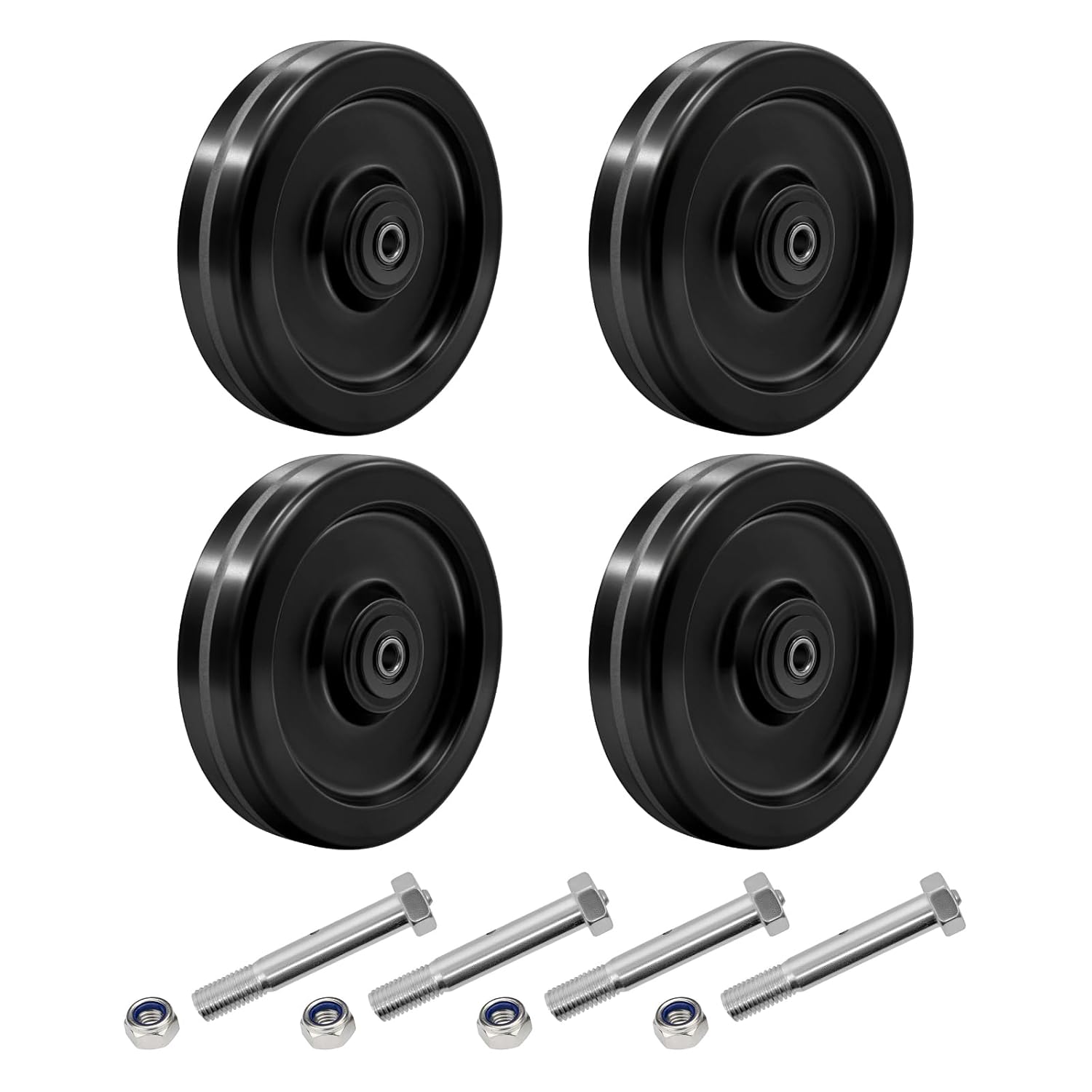 8x2 Heavy Duty Caster Wheels with High Temperature Resistance