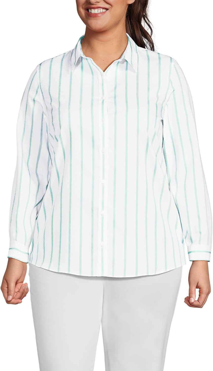 Lands' End Women's Pinwale Cord Long Sleeve Shirt Review
