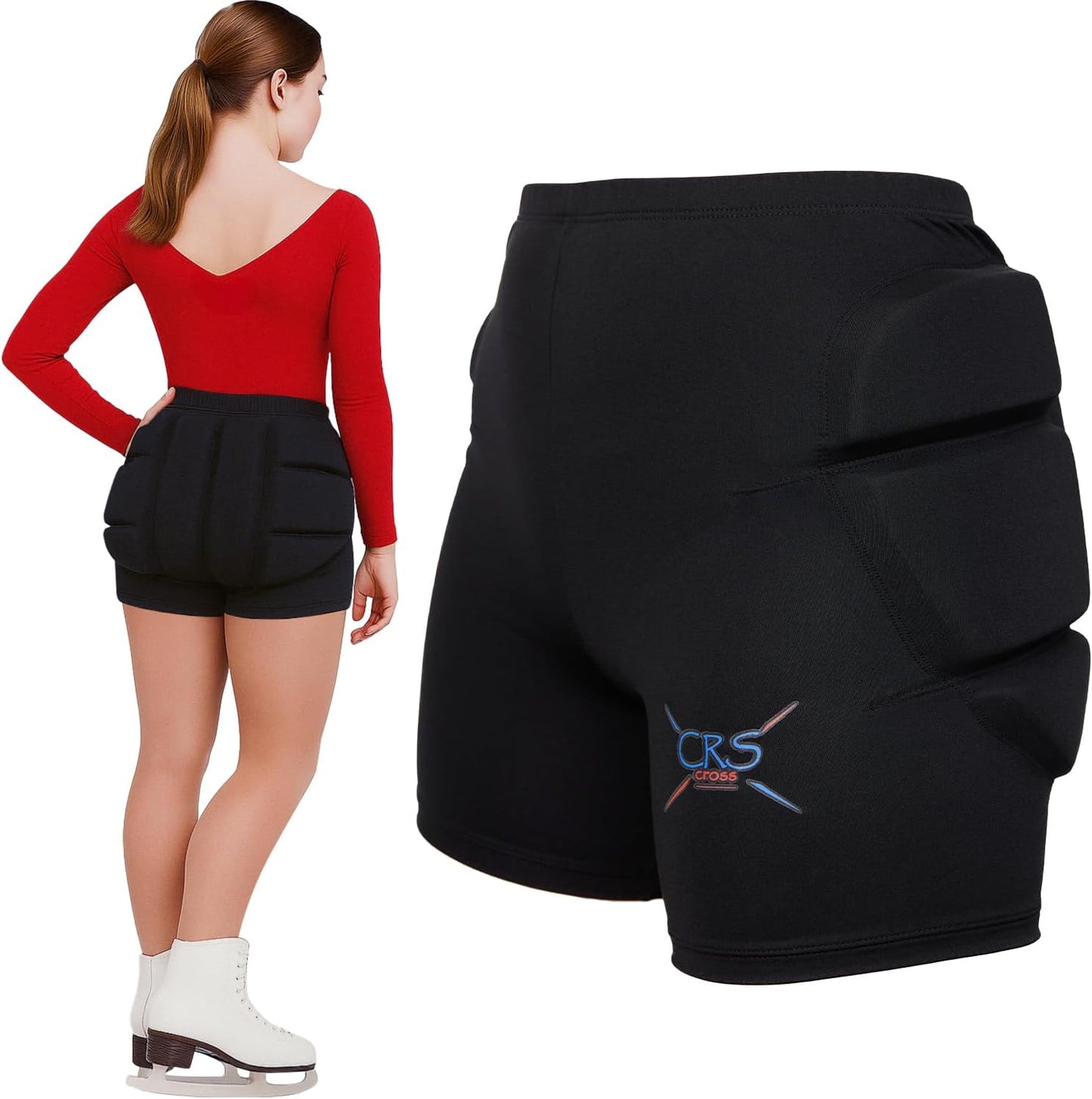 CRS Cross Padded Figure Skating Shorts for Ultimate Protection