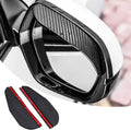 Mirror Rain Visor Eyebrow Side Mirror Rain Guards 2 Pack - Clear View