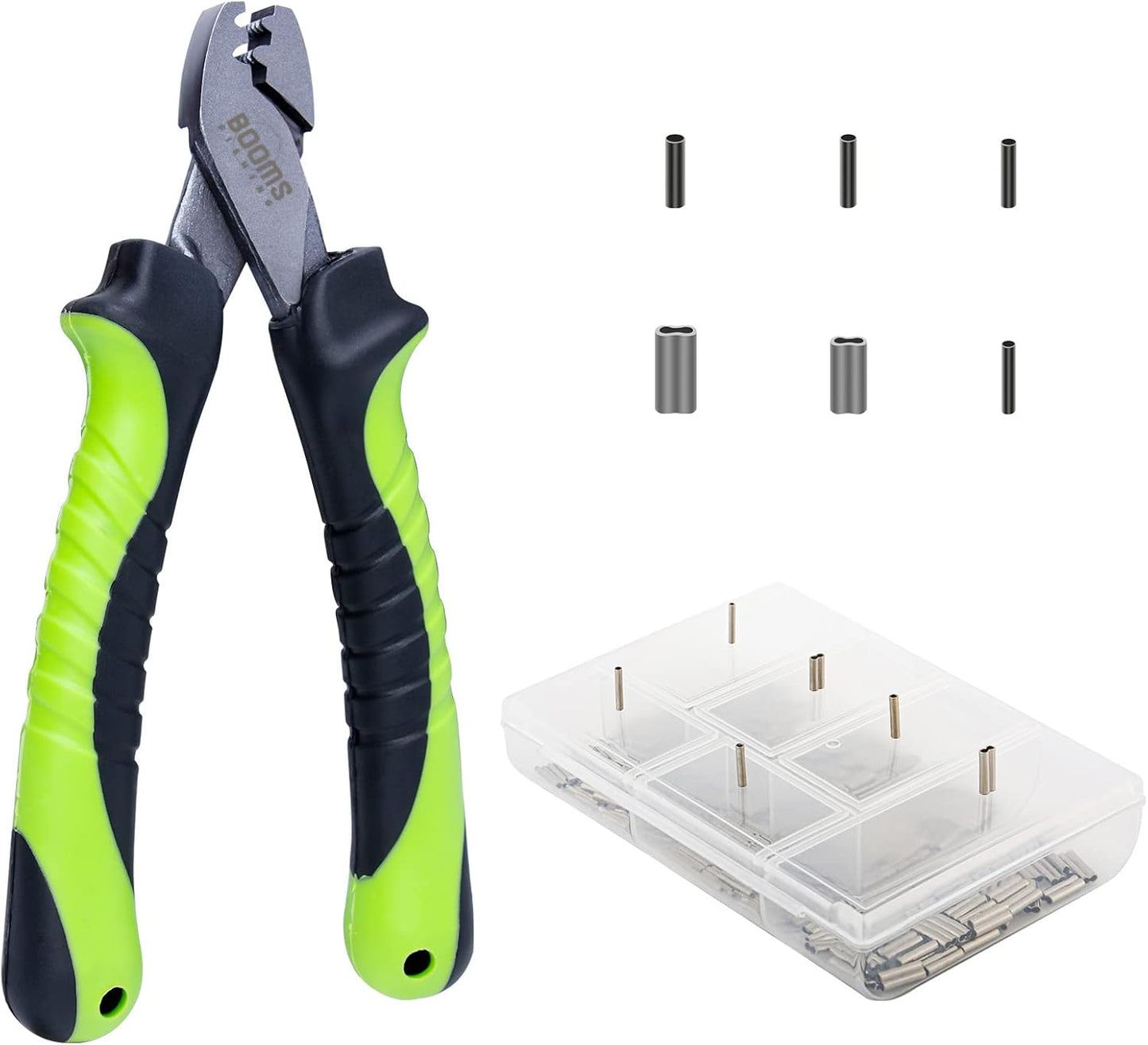 Booms Fishing CP2 Crimp Tool Set - Secure Single-Barrel Sleeves