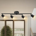 4 Light Track Lighting Kit Kitchen Black Track Lighting Fixtures
