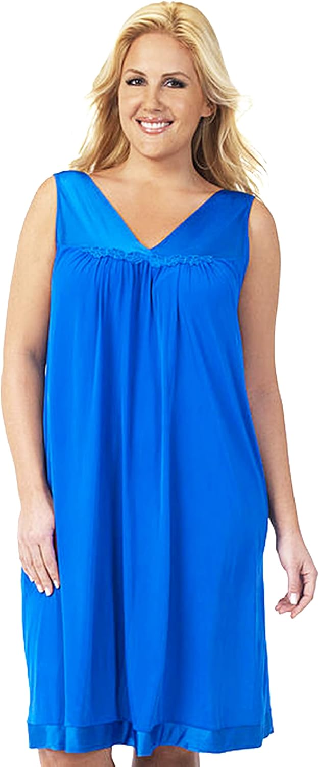 Exquisite Form Women's Sleeveless Short Nightgown for Comfort