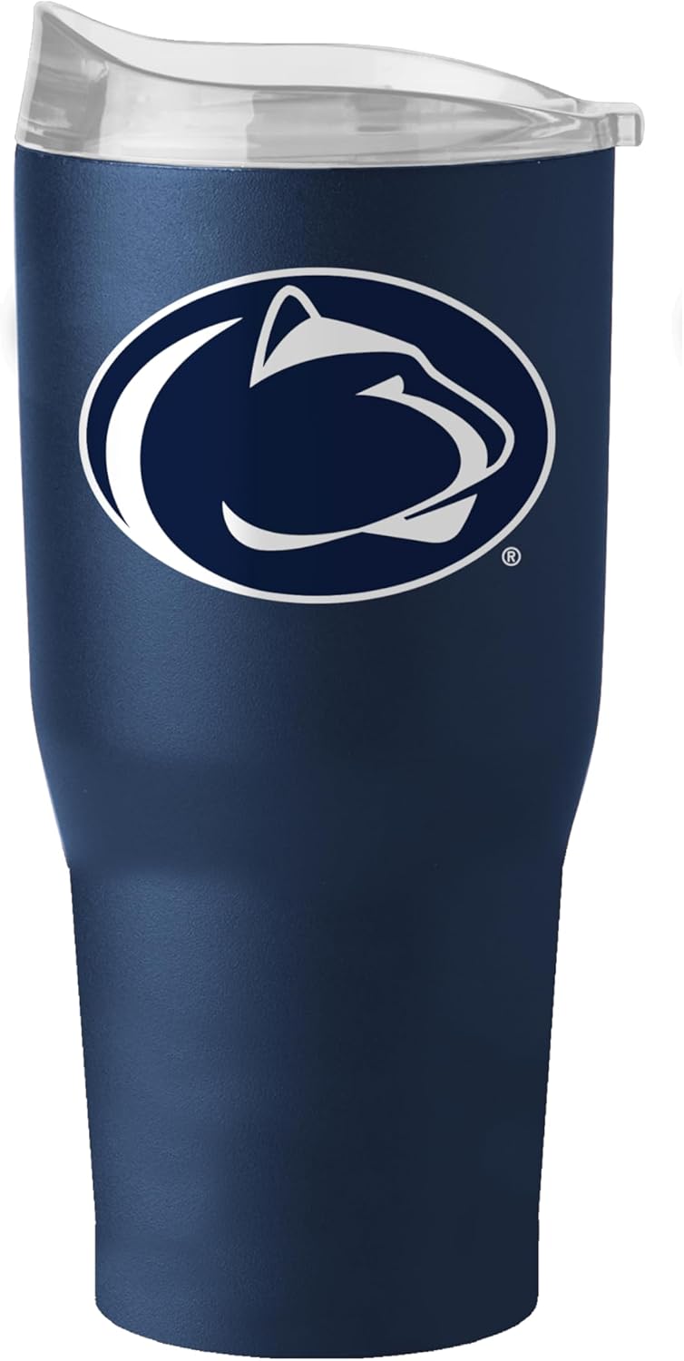 NCAA 30 oz Powder Coat Tumbler - Double-Wall Insulated Steel