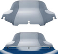 Benlari 8in Smoke Wave Windshield for 1996-2013 Harley Touring - Tidy