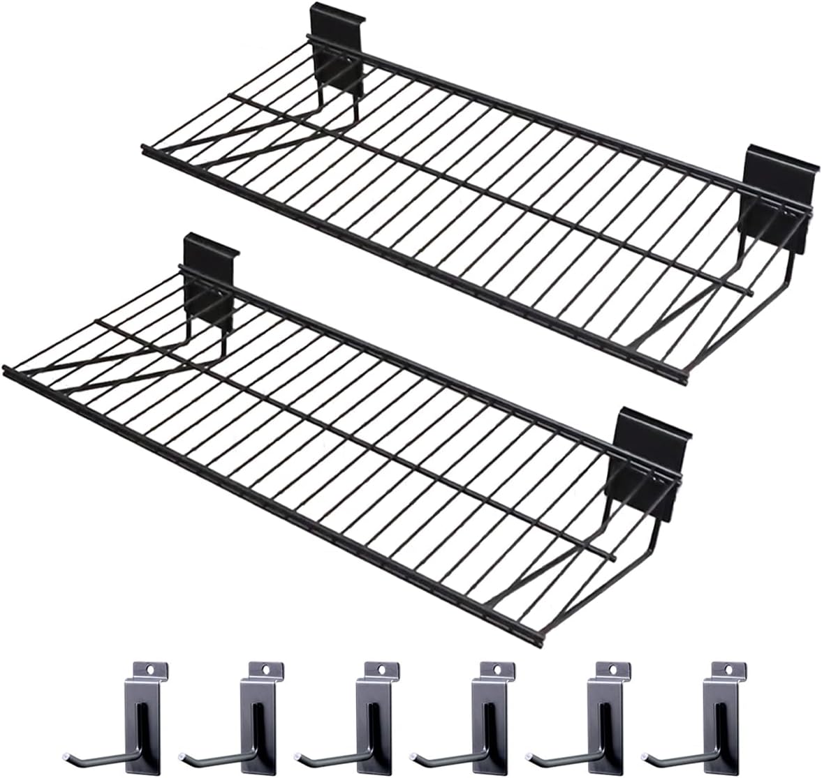 Heavy Duty Slatwall Shelves 24 Inch for Optimal Storage Solutions