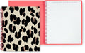 College Ruled Large Spiral Notebook 11 in x 9.5 in - Durable Leopard