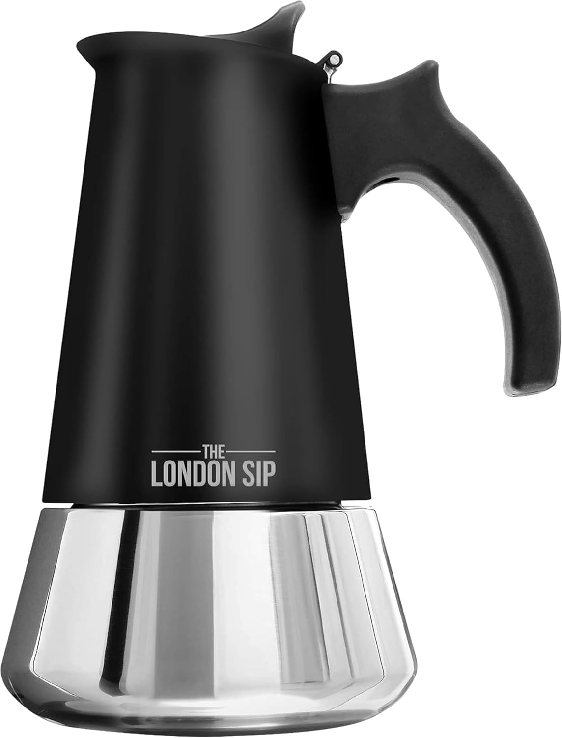 London Sip Stainless Steel Stovetop Espresso Maker for Perfect Coffee