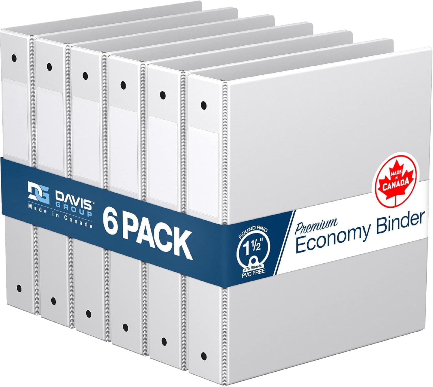 Premium Economy 3-Ring Binders for School or Office Use