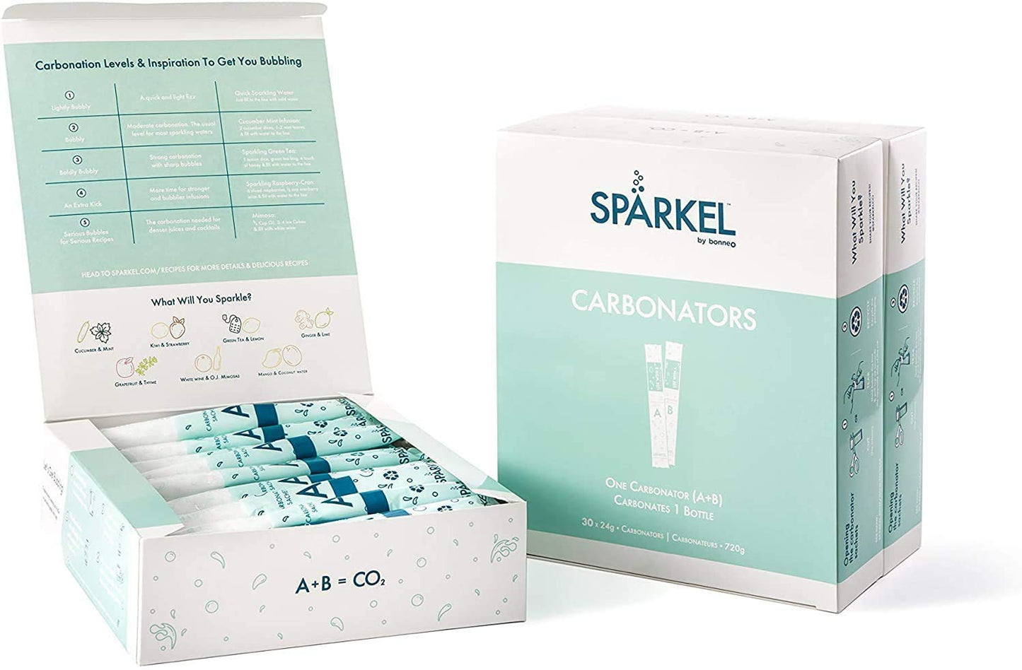 Create Endless Bubbles - Sprkel Carbonator 90-Pack