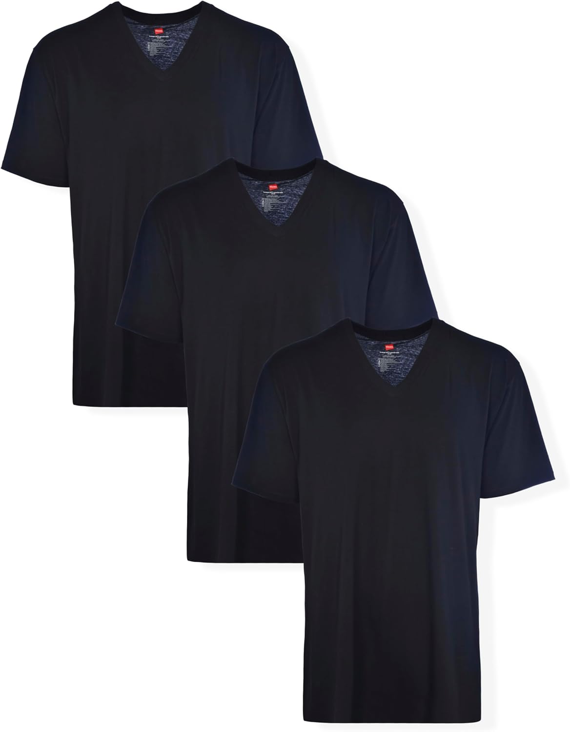 Hanes Mens Tall V-Neck Undershirts for Comfortable Layering