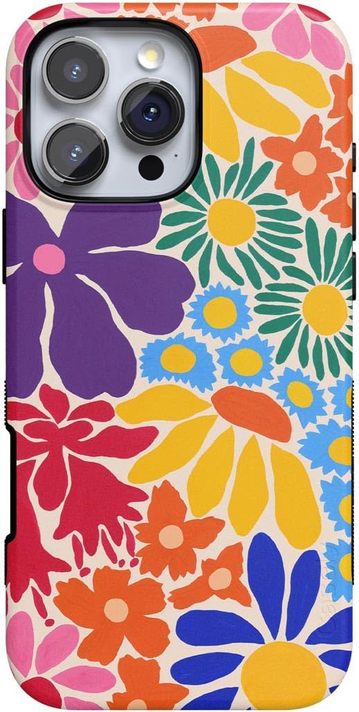 Casely iPhone 16 Pro Max Case - Bold Floral Design for Protection