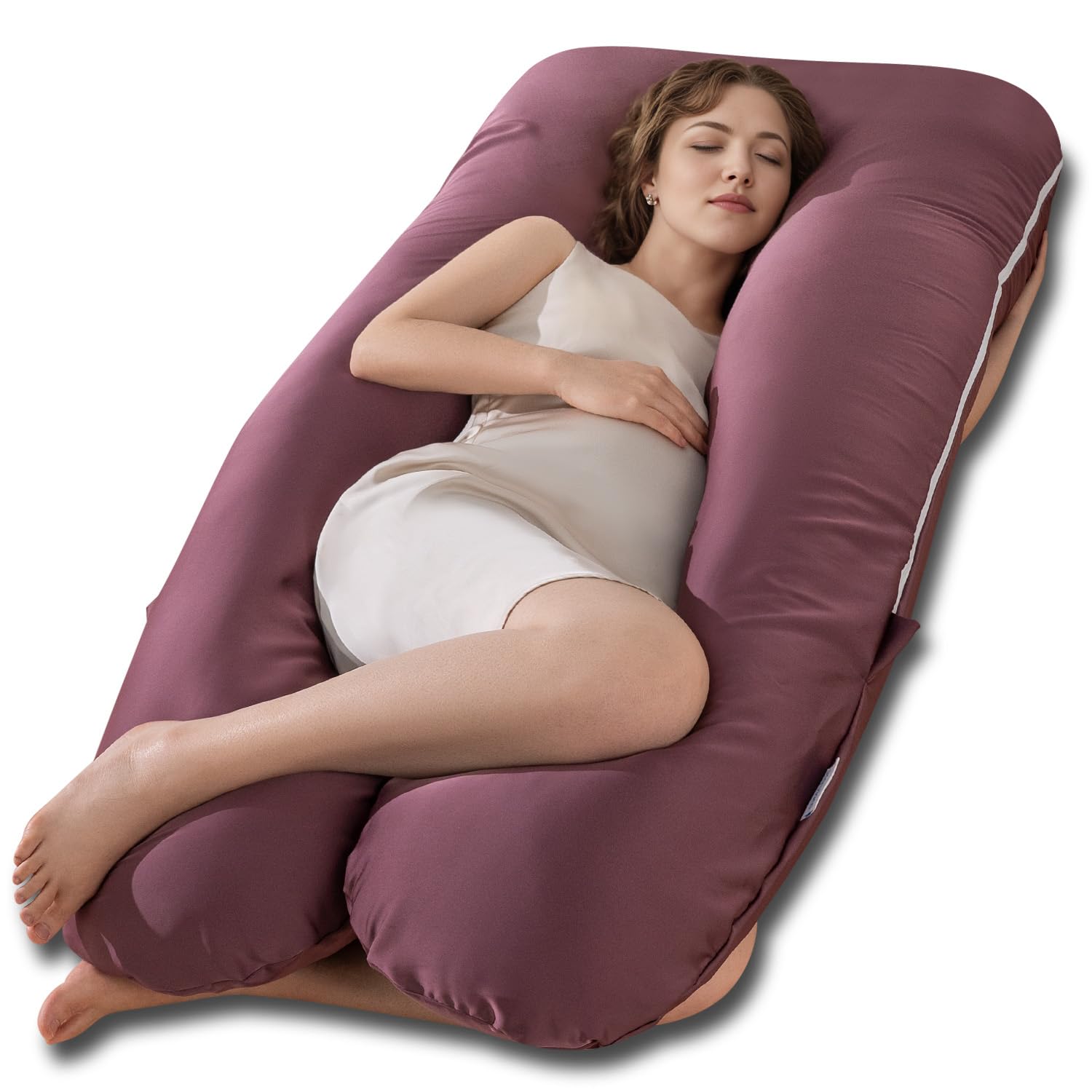 QUEEN ROSE U Shaped Pregnancy Pillow for Ultimate Comfort