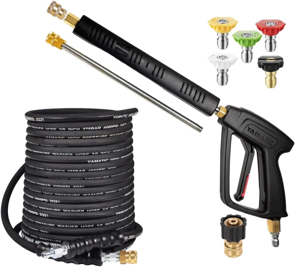 4000 PSI Power Washer Hose Kit for Ultimate Pressure