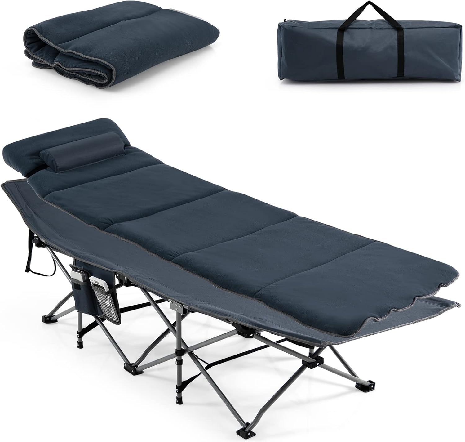 Portable Comfort: Goplus Folding Camping Cot