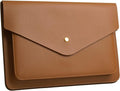 Leather Laptop Sleeve 15in 16in Compatible with MacBook Pro - Slim