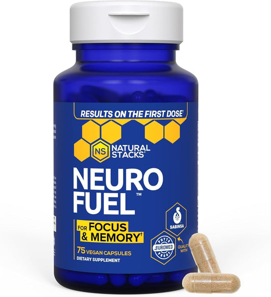 NeuroFuel Nootropic Brain Support Supplement for Focus & Memory