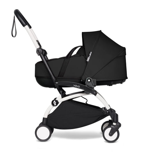 Babyzen YOYO2 White Frame + Black Bassinet - Enhanced Comfort Bundle