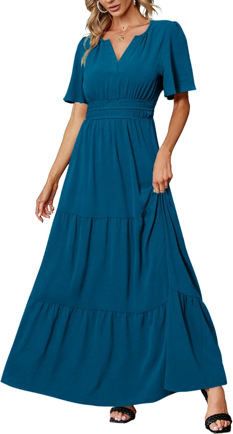 Amegoya Women's Summer Boho Maxi Dress for Every Occasion