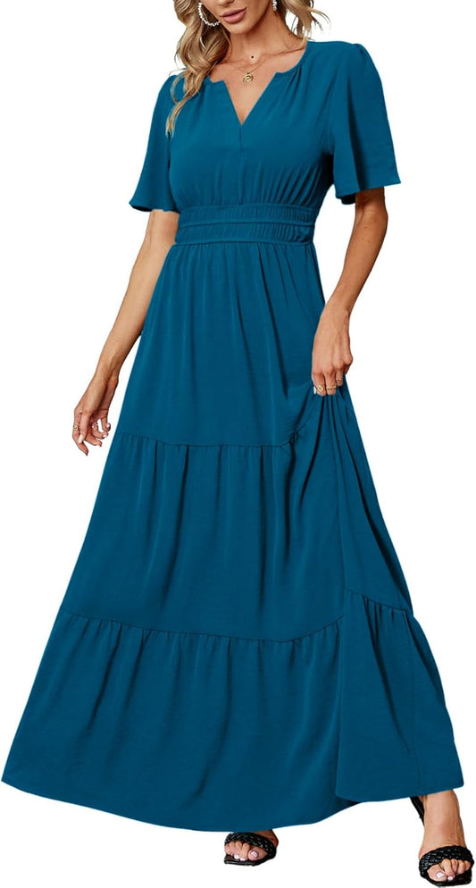 Amegoya Women's Summer Boho Maxi Dress for Every Occasion