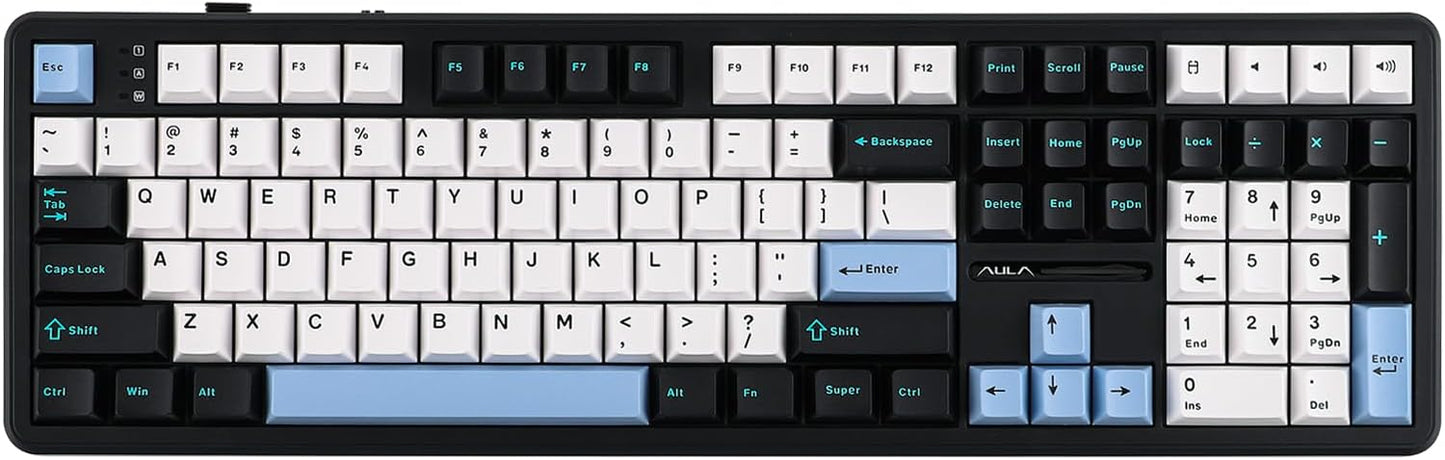 EPOMAKER Aula F108 Wireless Gaming Keyboard with RGB Backlight