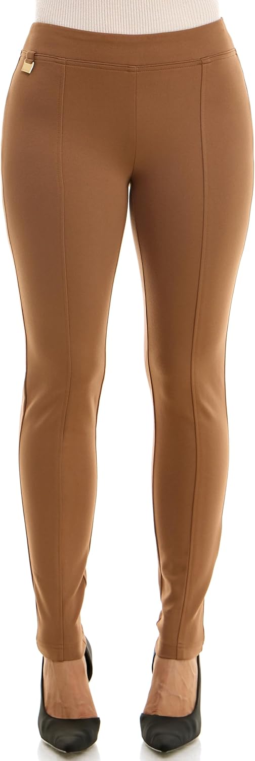 Zac & Rachel Womens Pull on Ankle Pant with Metal Tab Review