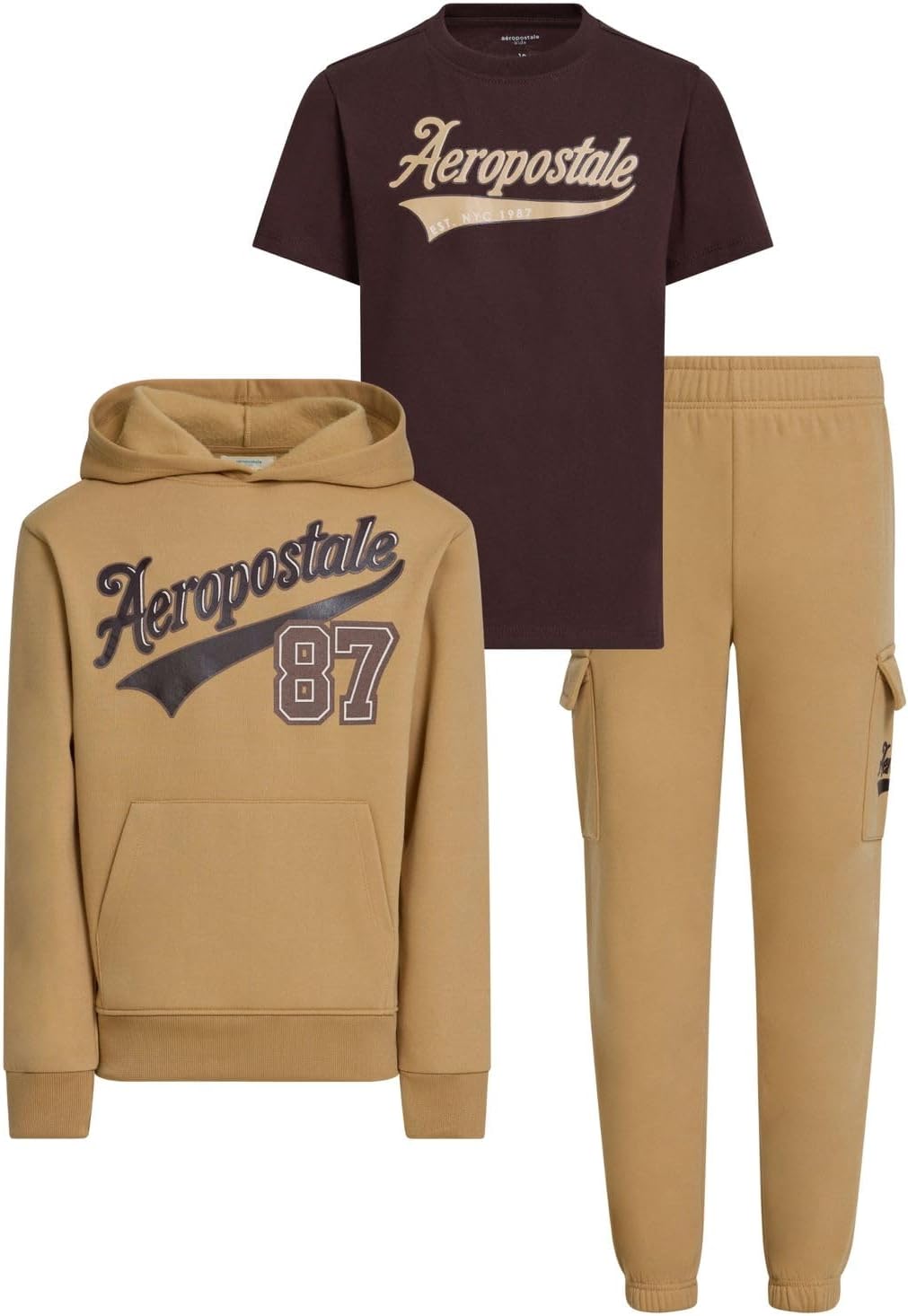 AEROPOSTALE Boys 3 Piece Outfit Set for Active Lifestyle