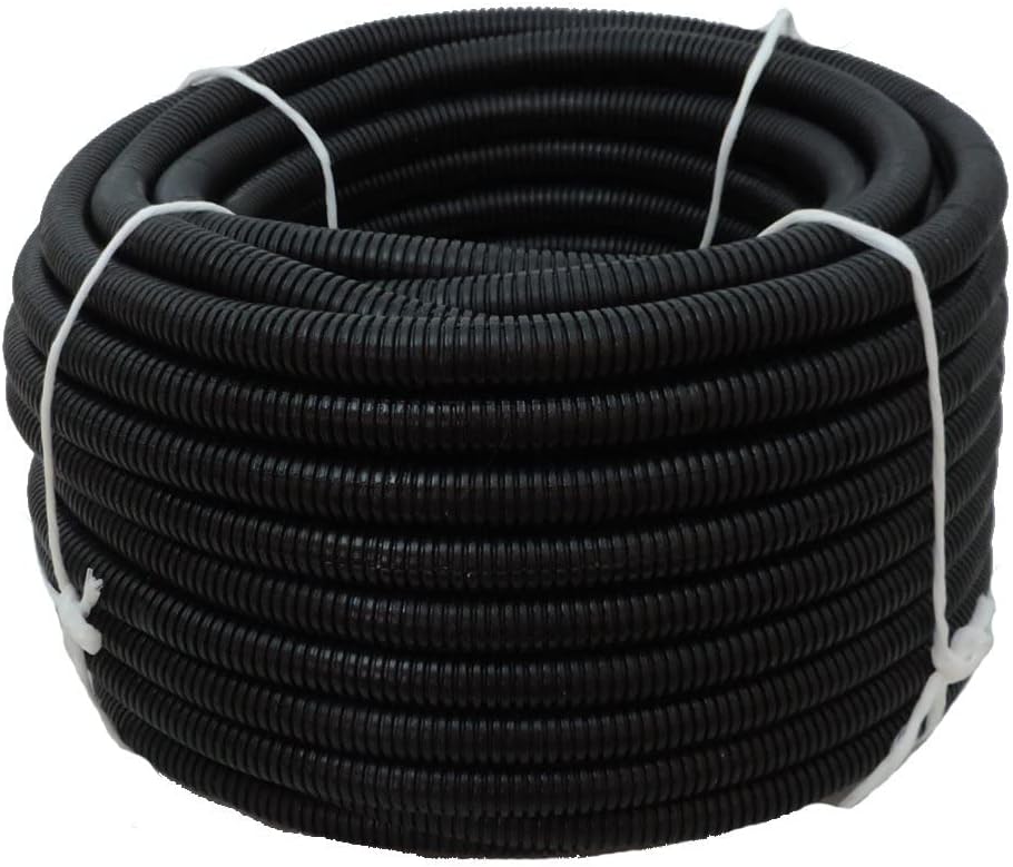 Flexible Polyethylene HDPE Non-Split Wire Loom Tubing 100 ft