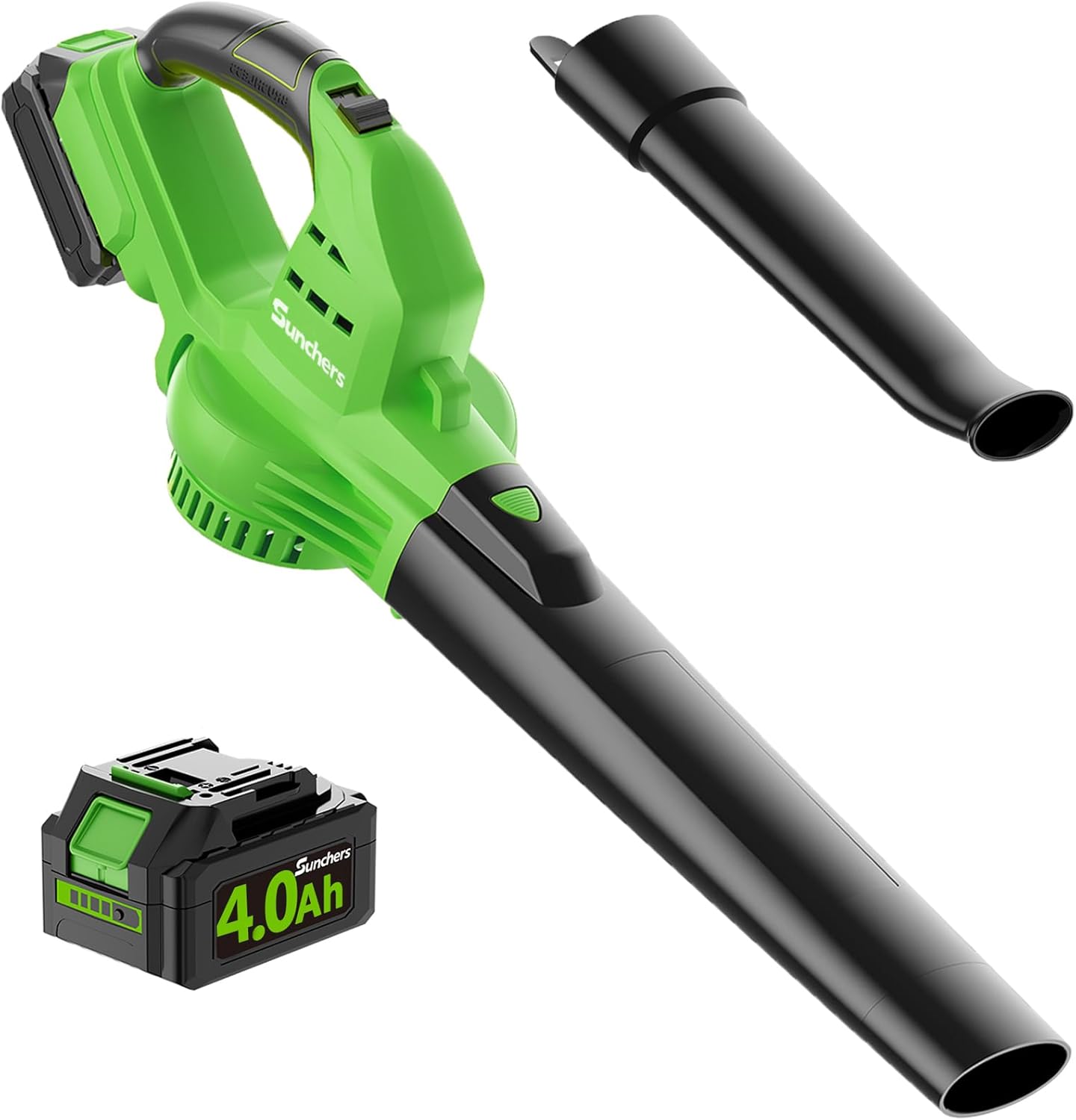 Cordless Leaf Blower with 4.0Ah Battery for Efficient Cleaning