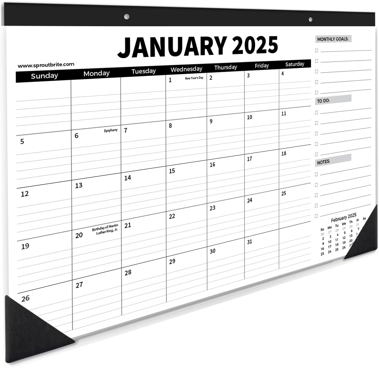 Stay Organized with Sproutbrite Desk Calendar