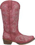 Riley Embroidered Snip Toe Mid Calf Casual Boots (Style Q51K)