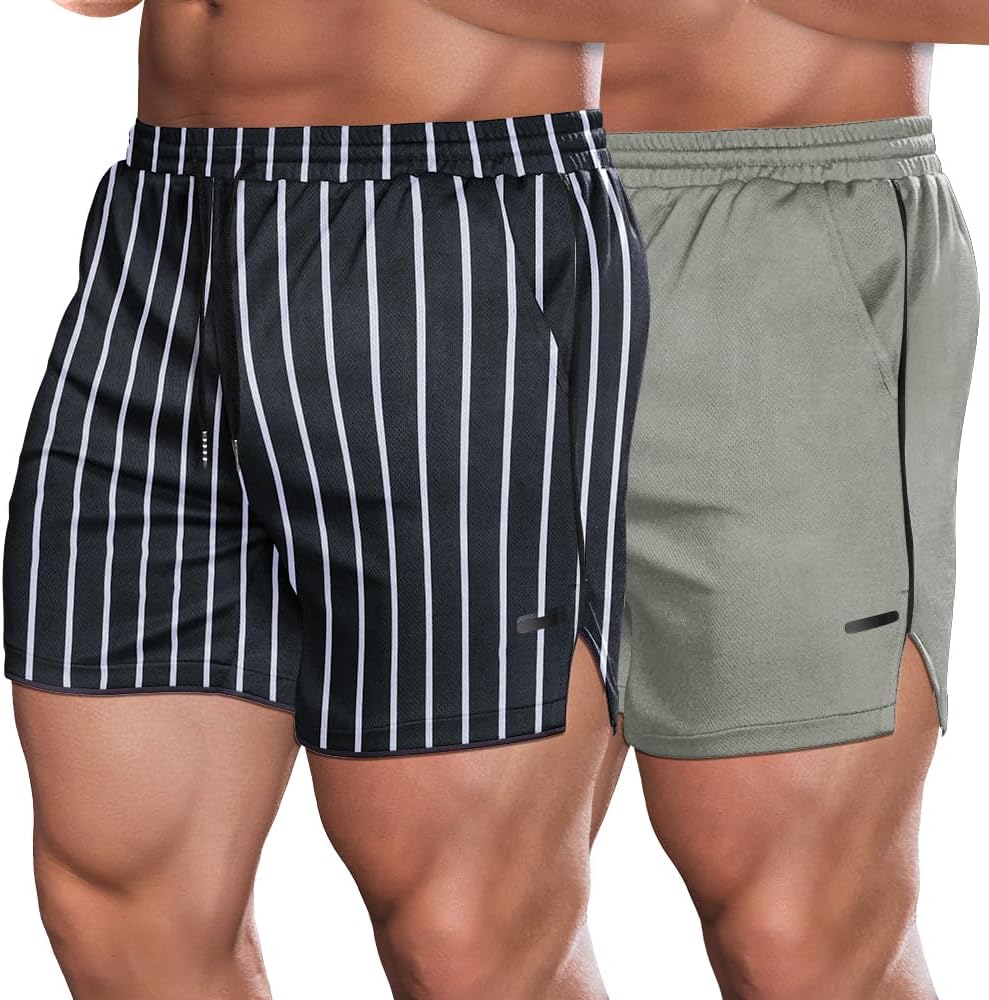 COOFANDY Men's 5 Inch Gym Workout Shorts for Active Lifestyle