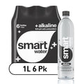 Smartwater alkaline with antioxidant 1L 6pk - Ionized 9.5+ pH
