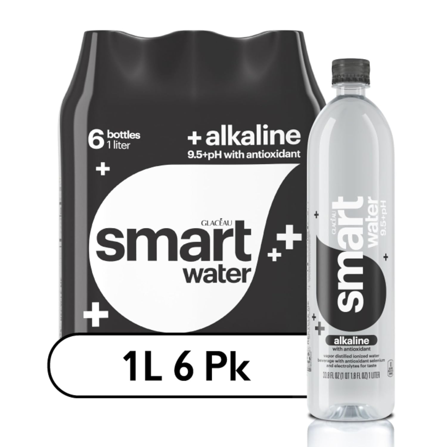 Hydrate & Replenish: Smartwater Alkaline & Antioxidant 1L 6pk