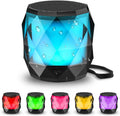 Portable Bluetooth Speaker with Lights - Compact Loud Mini Speaker