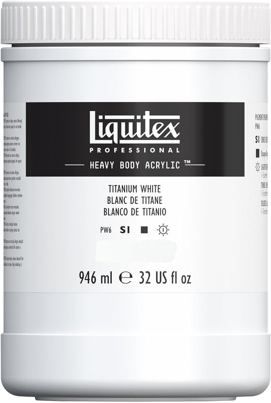 Liquitex Professional Heavy Body Acrylic Paint in Titanium White
