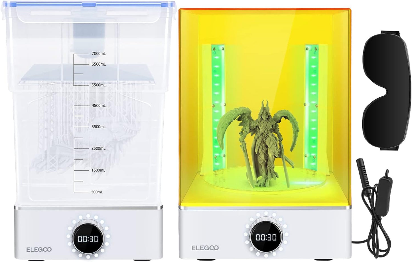 ELEGOO Mercury XS Bundle Wash and Cure Station for 3D Printers